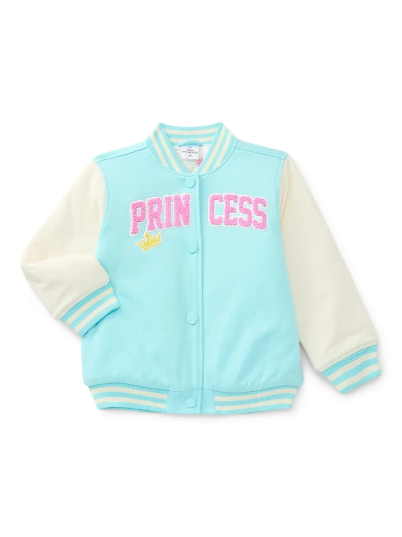 Dreamwave Apparel Toddler Princess Character Varsity Jacket, Sizes 2T-5T | Walmart (US)