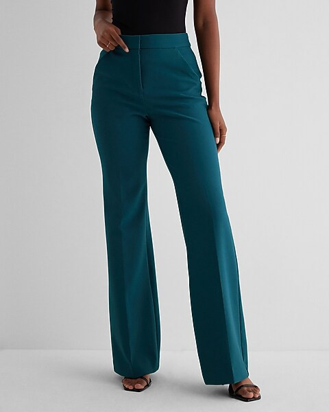 Editor High Waisted Trouser Flare Pant | Express