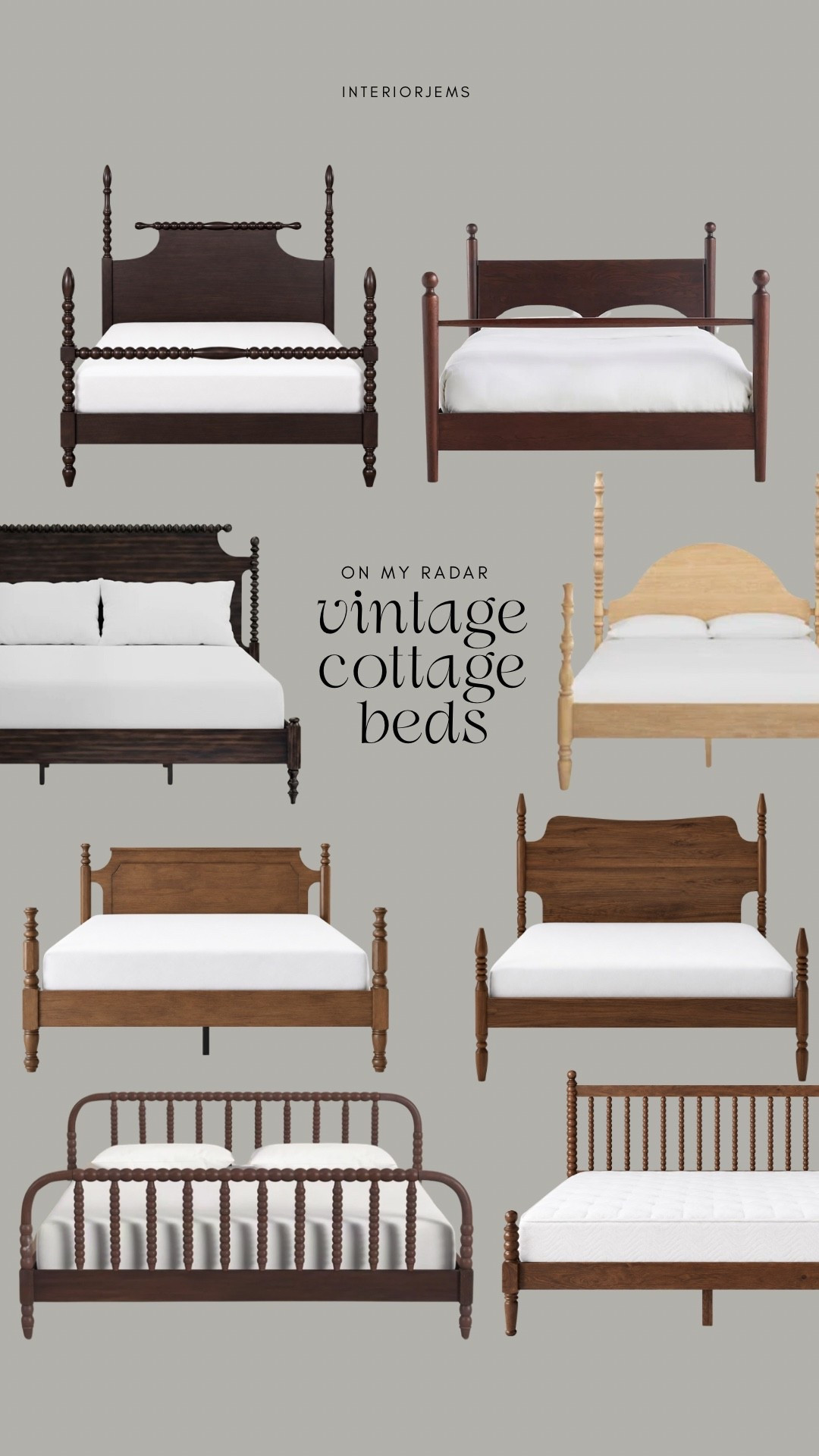And searching for vintage beds for a month now most of these are affordable, but here’s what I’m looking at vintage style spindle bed Jenny Lind style bed

#LTKHome #LTKSaleAlert