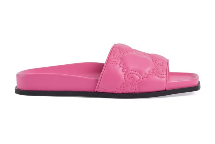 Gucci Women's GG Matelassé slide sandal | Gucci (US)