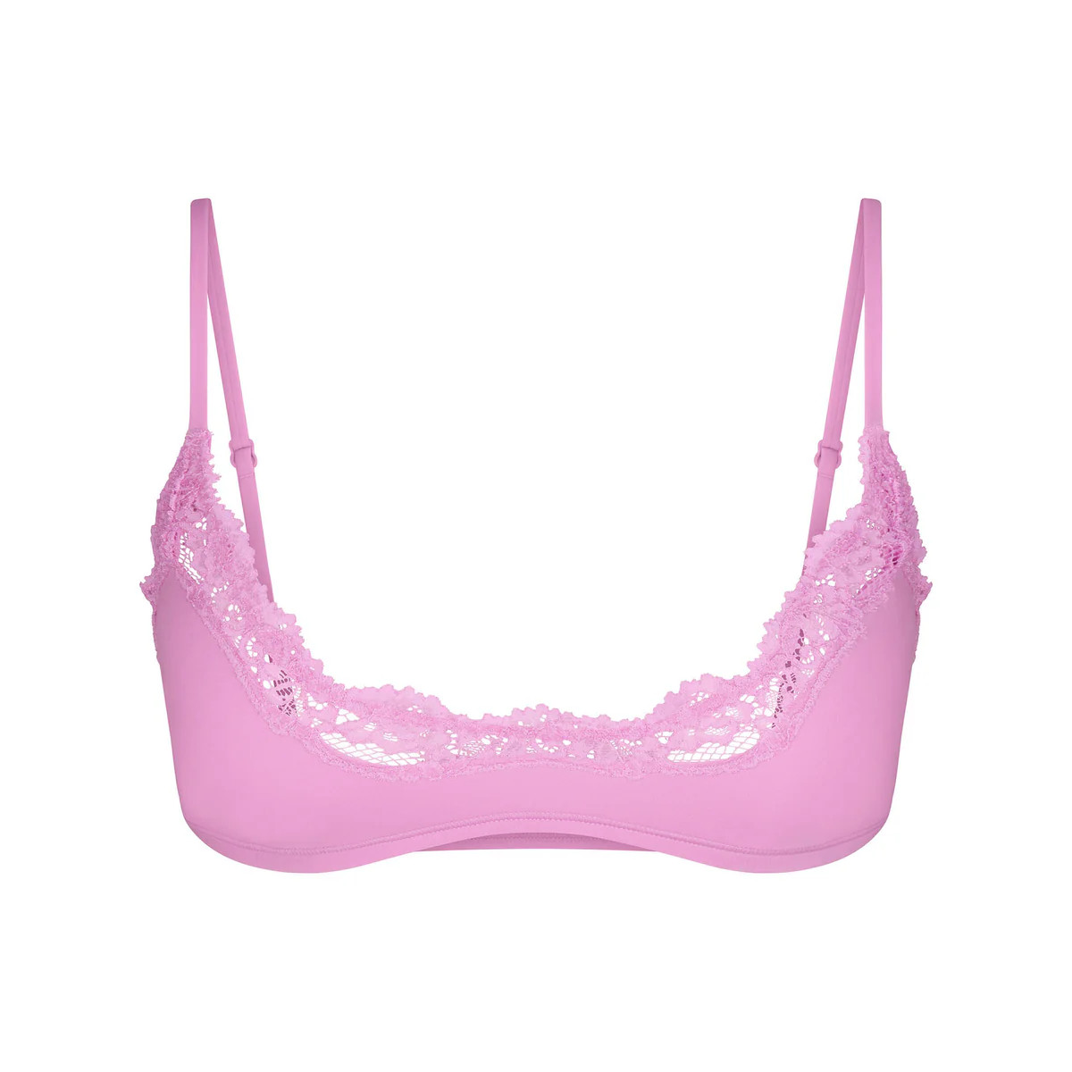 FITS EVERYBODY LACE SCOOP BRALETTE | PETAL | SKIMS (US)