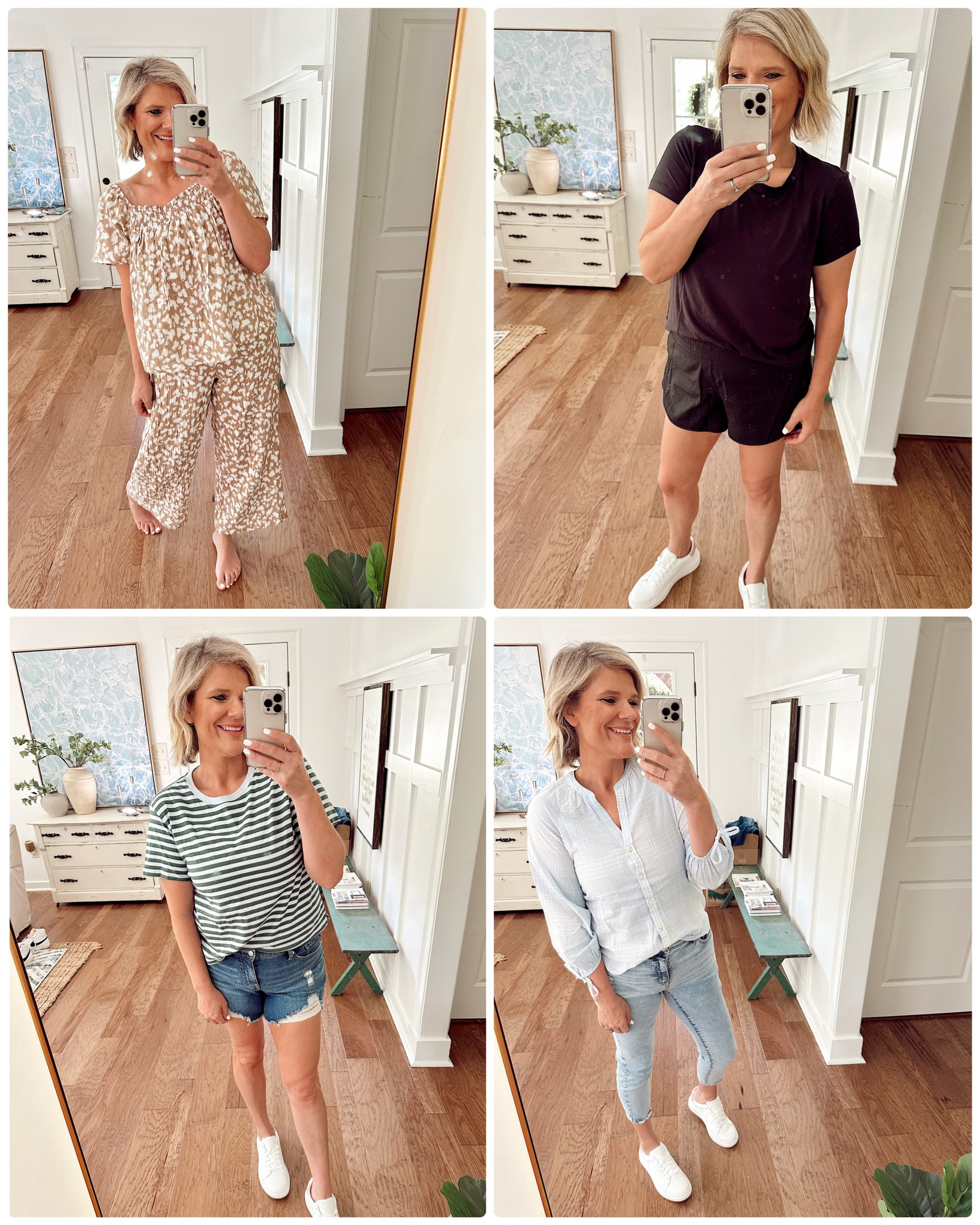 Walmart fashion haul! 4 outfits that I am loving and wearing throughout my summer days! Wearing size mediums and size 8. #walmartpartner #walmartfashion // summer outfit // athletic wear 

#LTKfit #LTKunder50 #LTKFind