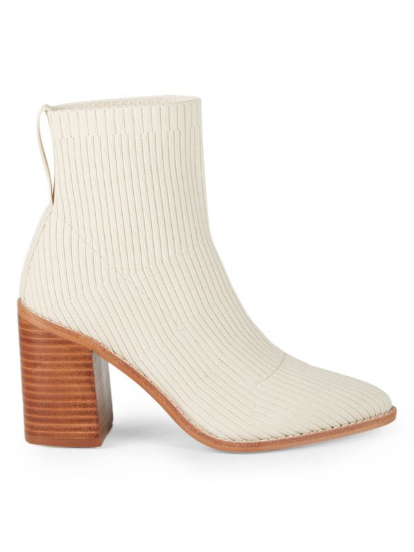 Nara Stacked-Heel Sock Booties | Saks Fifth Avenue OFF 5TH
