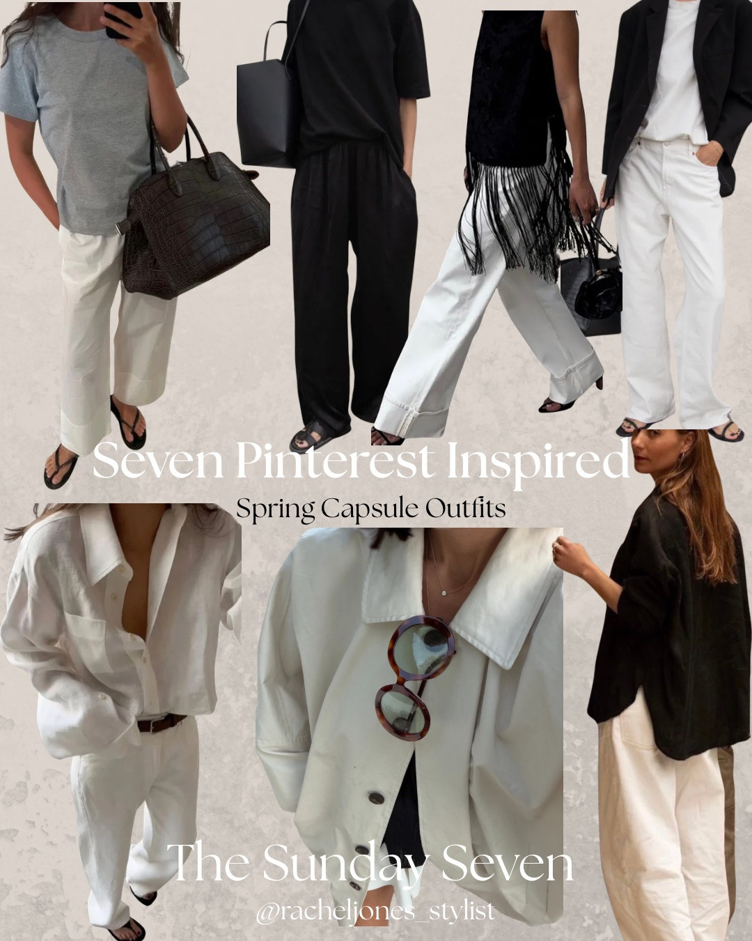 Seven capsule inspired Pinterest outfits

#LTKspring #LTKsummer #LTKuk