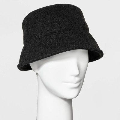 Women's Felt Bucket Hat - Universal Thread™ Black | Target