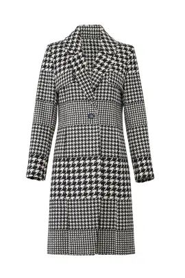 Multi Houndstooth Coat | Rent The Runway