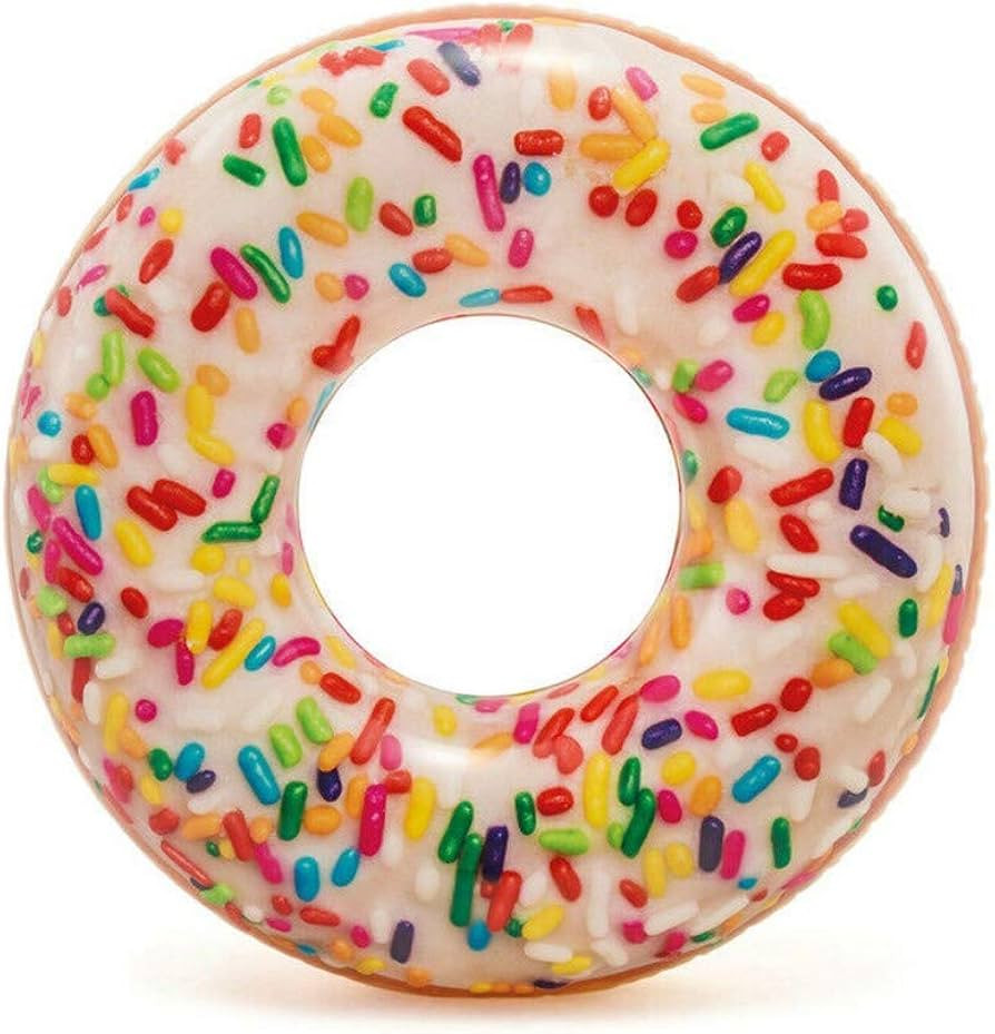 Intex 56263NP Luftmatratze Schwimmreifen aufblasbar "Sprinkle Donut" , 99 x 25 cm, 114 cm | Amazon (DE)