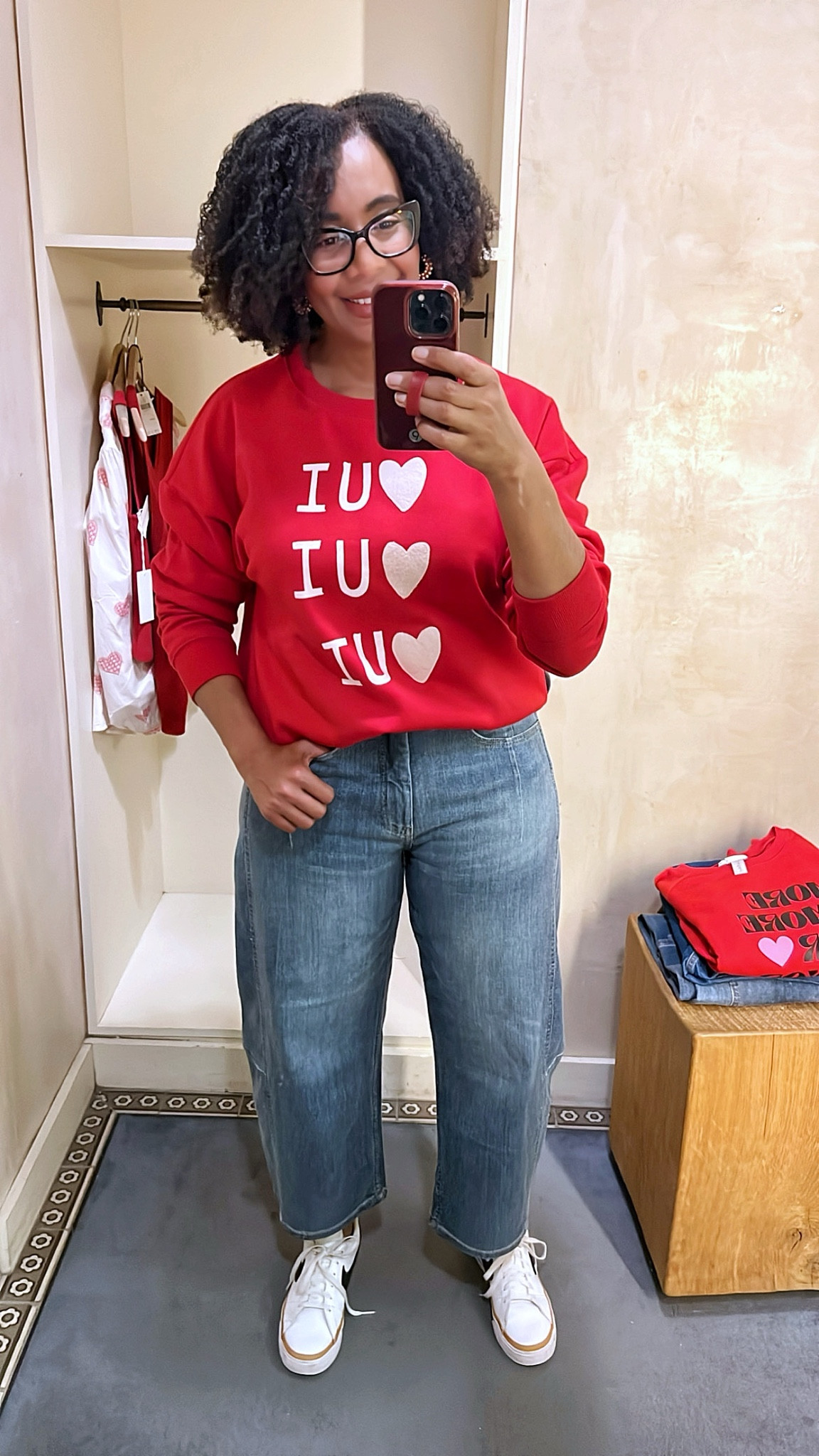 Easy Valentine's Day Look!

This sweatshirt can be worn casually or dressed up for work wear. Add a button down shirt underneath for a layered look. 

Oui Oui Oui Sweatshirt - fits tts wearing a medium
Barrel Jeans wearing size 29 @anthropologie 

Anthropologie, 
#LTKFindsUnder100 #LTKOver40
#LTKWorkwear #LTKMidsize

#LTKMostLoved #LTKSeasonal #LTKStyleTip