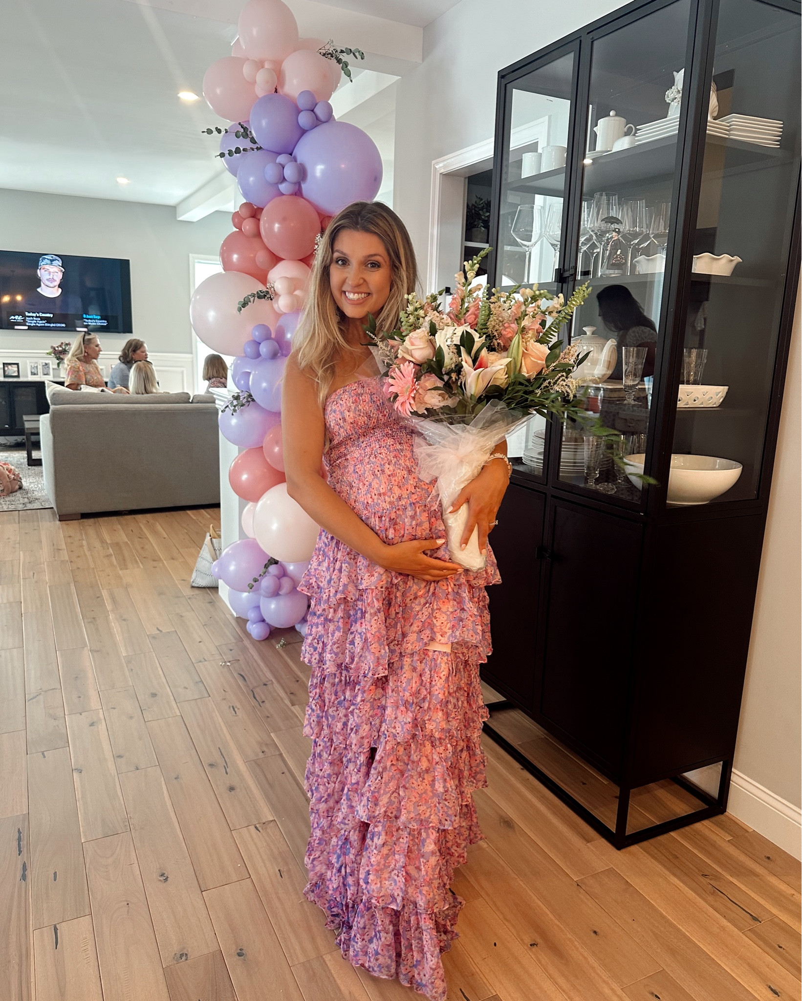 Baby girl baby shower details 💕🦋💜
Pink and purple baby shower
Butterfly baby shower 
Baby shower dress 

#LTKBump #LTKBaby #LTKParties