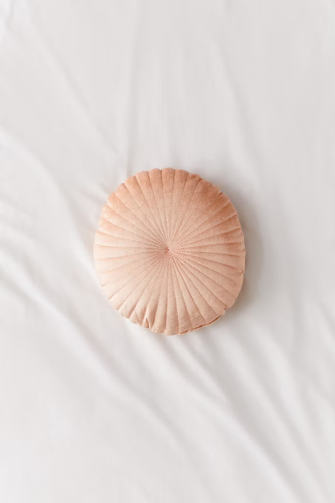 Shelly Round Velvet Pillow | Urban Outfitters (US and RoW)