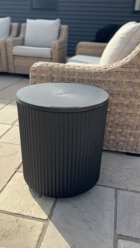 Are you ready for patio season? ☀️ #ad We upgraded our patio with a few finds from @wayfair!

The BIG Outdoor Sale is happening now, save up to 50% off (and fast shipping) on all things outdoor, including: planters, patio furniture, fire pits and more!

Comment SHOP for the links!

I found this aesthetic deck box for our patio to hold our patio cushions, this side table that doubles as a cooler, and these pretty concrete planters for all the plants! #wayfair

#LTKhome #LTKSeasonal #LTKsalealert