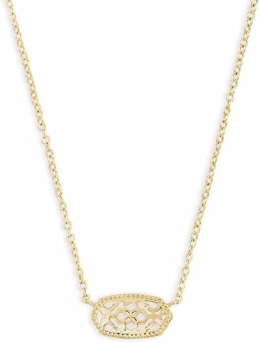 Kendra Scott Elisa Pendant Necklace for Women, Fashion Jewelry, 14k Gold-Plated | Amazon (US)