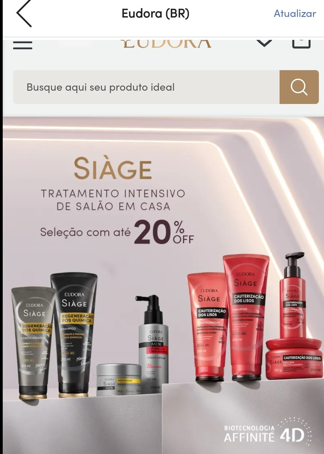 Aproveita a promoção e venha cuidar dos seus cabelos 💇‍♀️ 💇‍♂️ com os produtos Siage.#siage #cabelos #hidratação #Eudora

#LTKsalealert #LTKbrasil #LTKbeauty