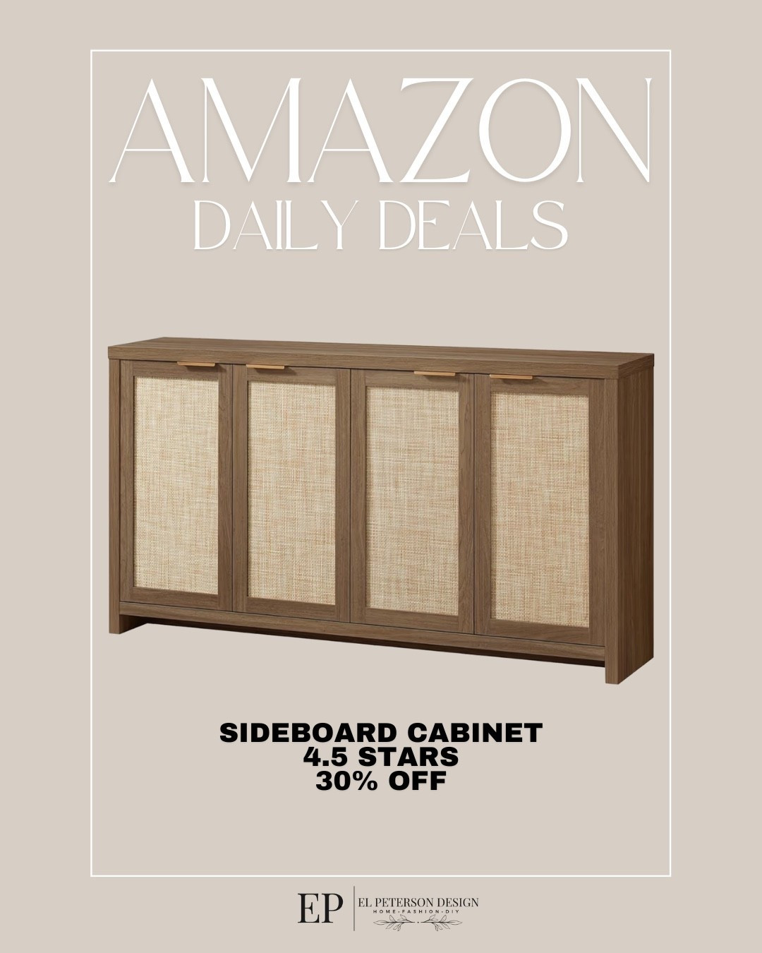 Amazon Daily Deals
Accent Cabinet 

#LTKSaleAlert #LTKHome