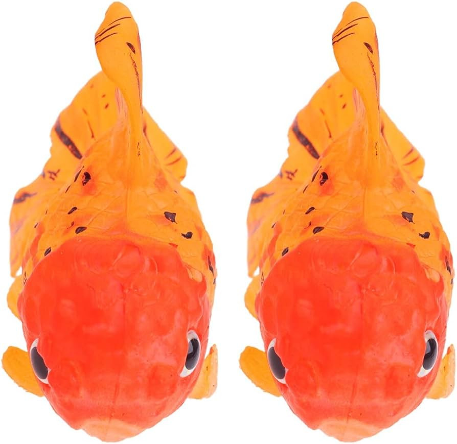 2pcs for Decoration Floating Silicone Realistic Imitation Landscape Fish Fish- Goldfish Vivid Aqu... | Amazon (US)