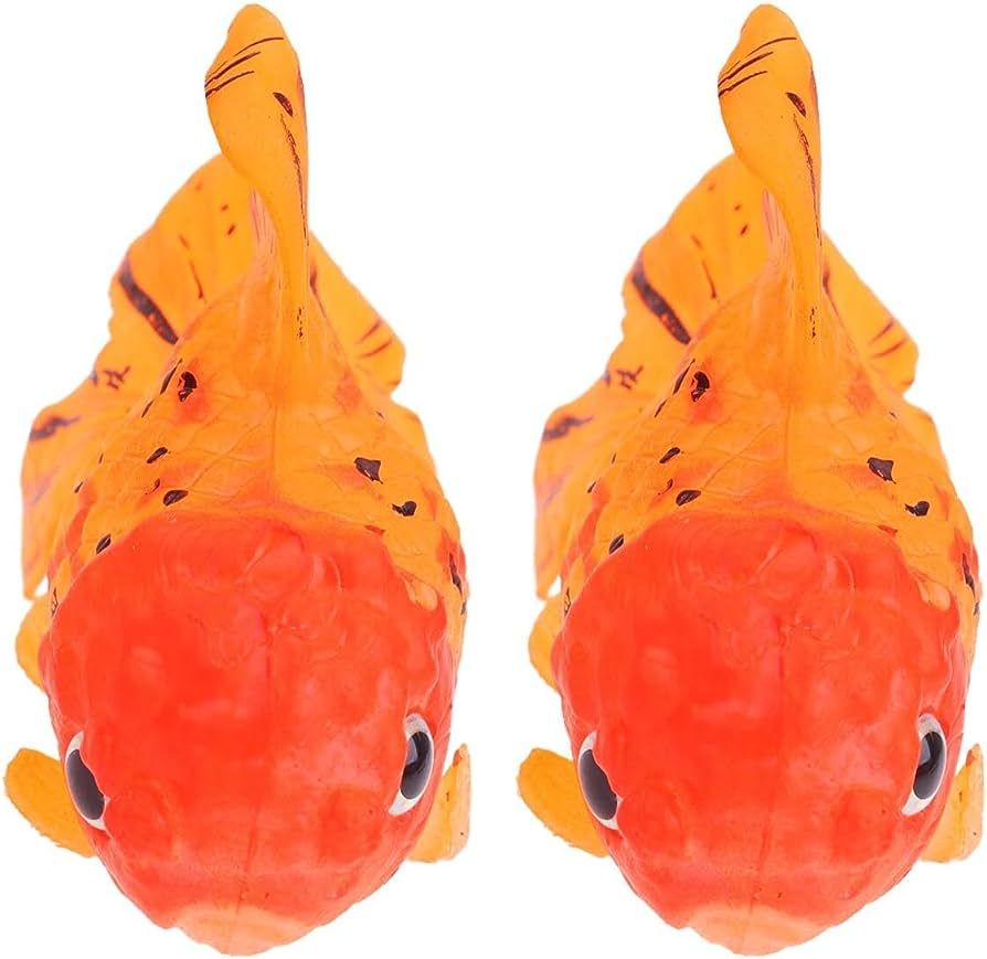 2pcs for Decoration Floating Silicone Realistic Imitation Landscape Fish Fish- Goldfish Vivid Aqu... | Amazon (US)
