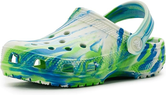 Crocs Unisex-Child Classic Watercolor Marbled Clog K | Amazon (US)