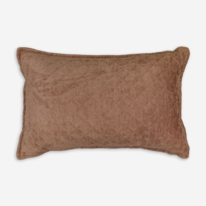 Dusky Rose Chenille Cushion 40x60cm | TK Maxx