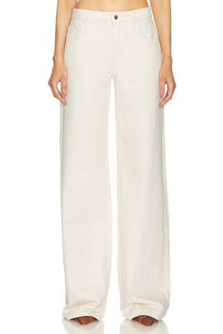 Helsa Low Tide Jeans in Ecru from Revolve.com | Revolve Clothing (Global)