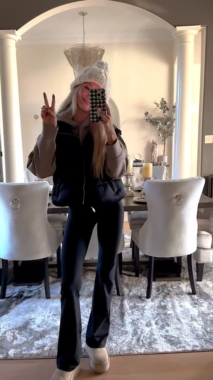 YPB athleisure (wearing size S in all) / linked my Ugg platform minis & similar beanie

#LTKstyletip #LTKfitness #LTKfindsunder100