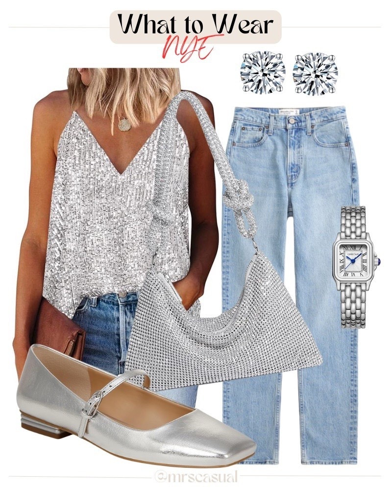 Proof you can wear jeans on NYE and still sparkle ✨👖 

#LTKFindsUnder50 #LTKHoliday #LTKootd