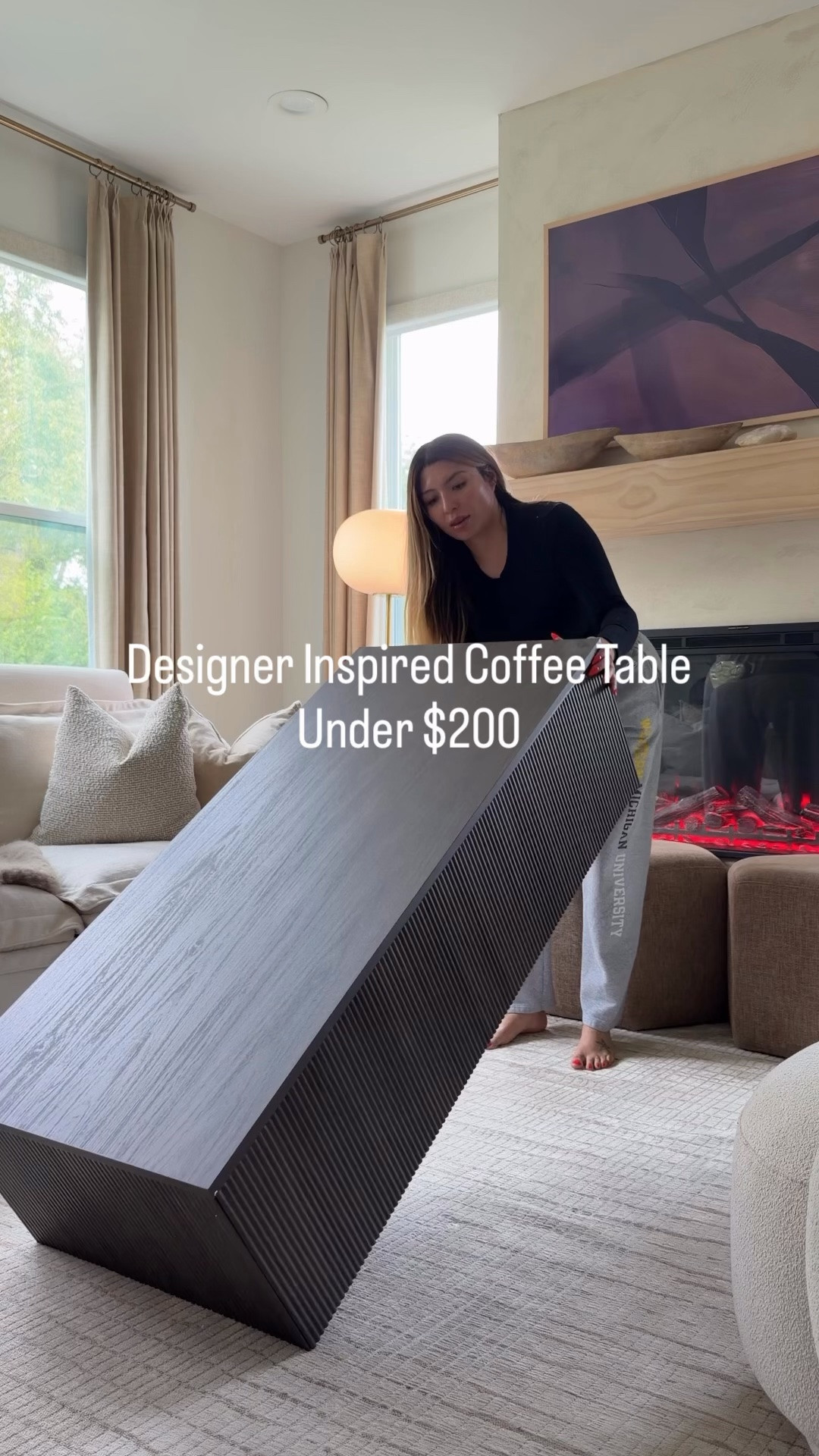 Designer-inspired without the designer price 🤎
This coffee table is under $200 and gives that high-end, collected look I love. Proof you don't have to splurge to create a luxe home. 



#CoffeeTable #WarmModern 
#EmmInteriors

#LTKHome #LTKU #LTKmomlife