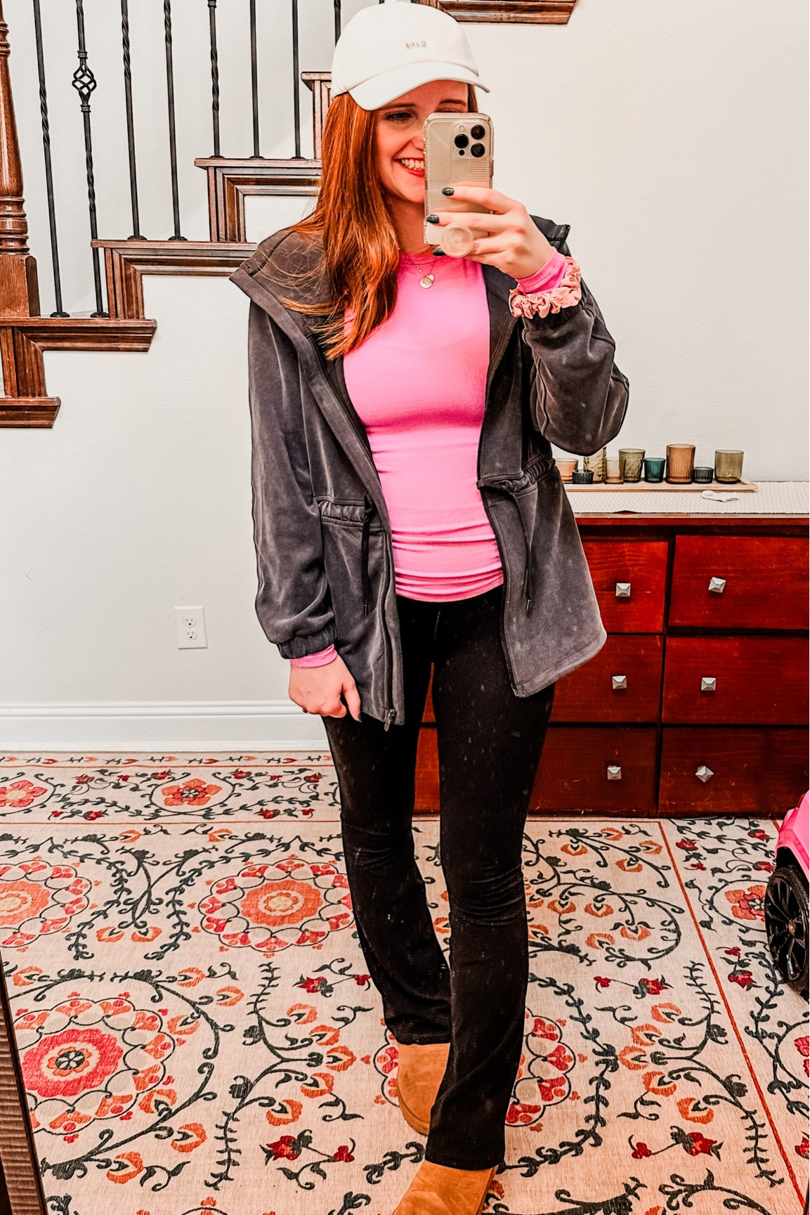 2 months postpartum/4th trimester easy outfit idea to feel put together but still comfy!

Jacket - size medium
Top (pricey but genuinely wanted every color) - size 4 bc it is so stretchy
Leggings - size medium/regular length (I’m 5’6)

#LTKfindsunder100 #LTKbump #LTKstyletip