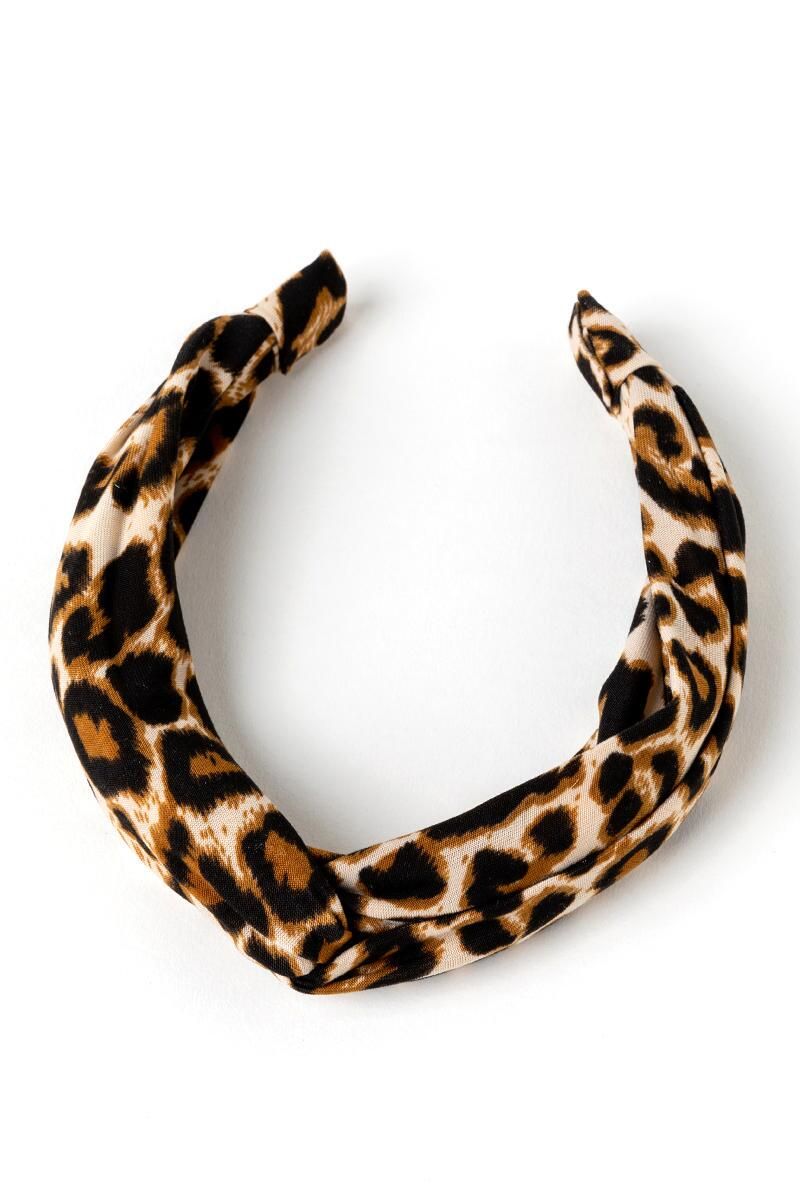 Lucy Leopard Print Headband | Francesca’s Collections