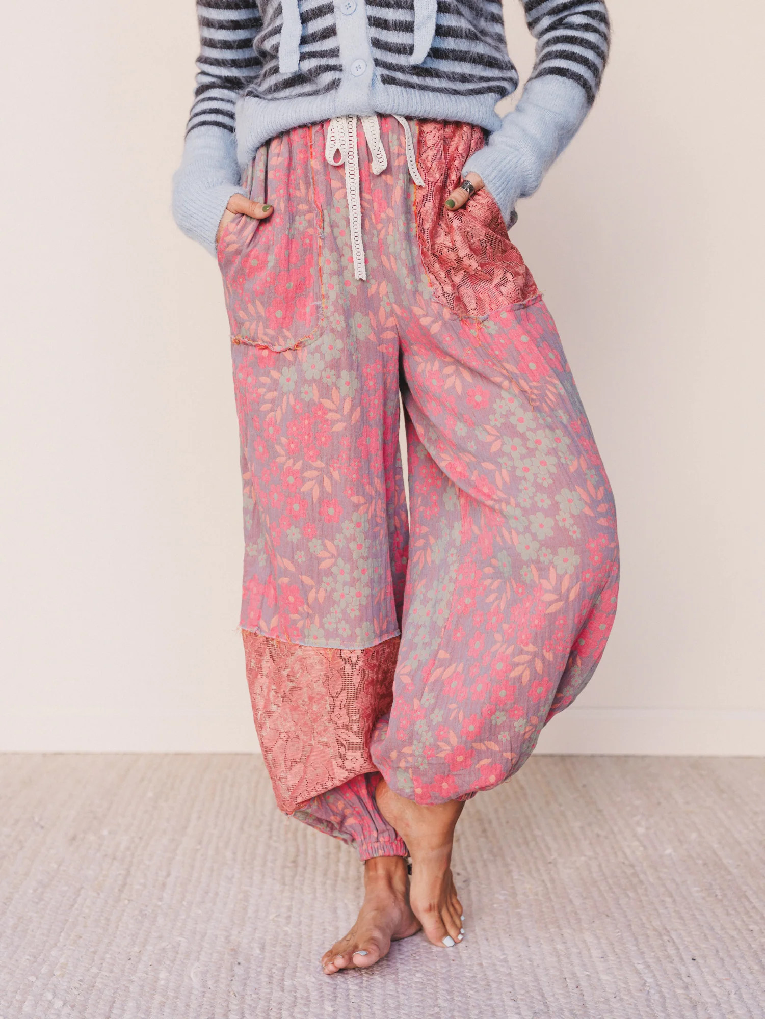 Cool Bloom Pants - Multi | Three Bird Nest