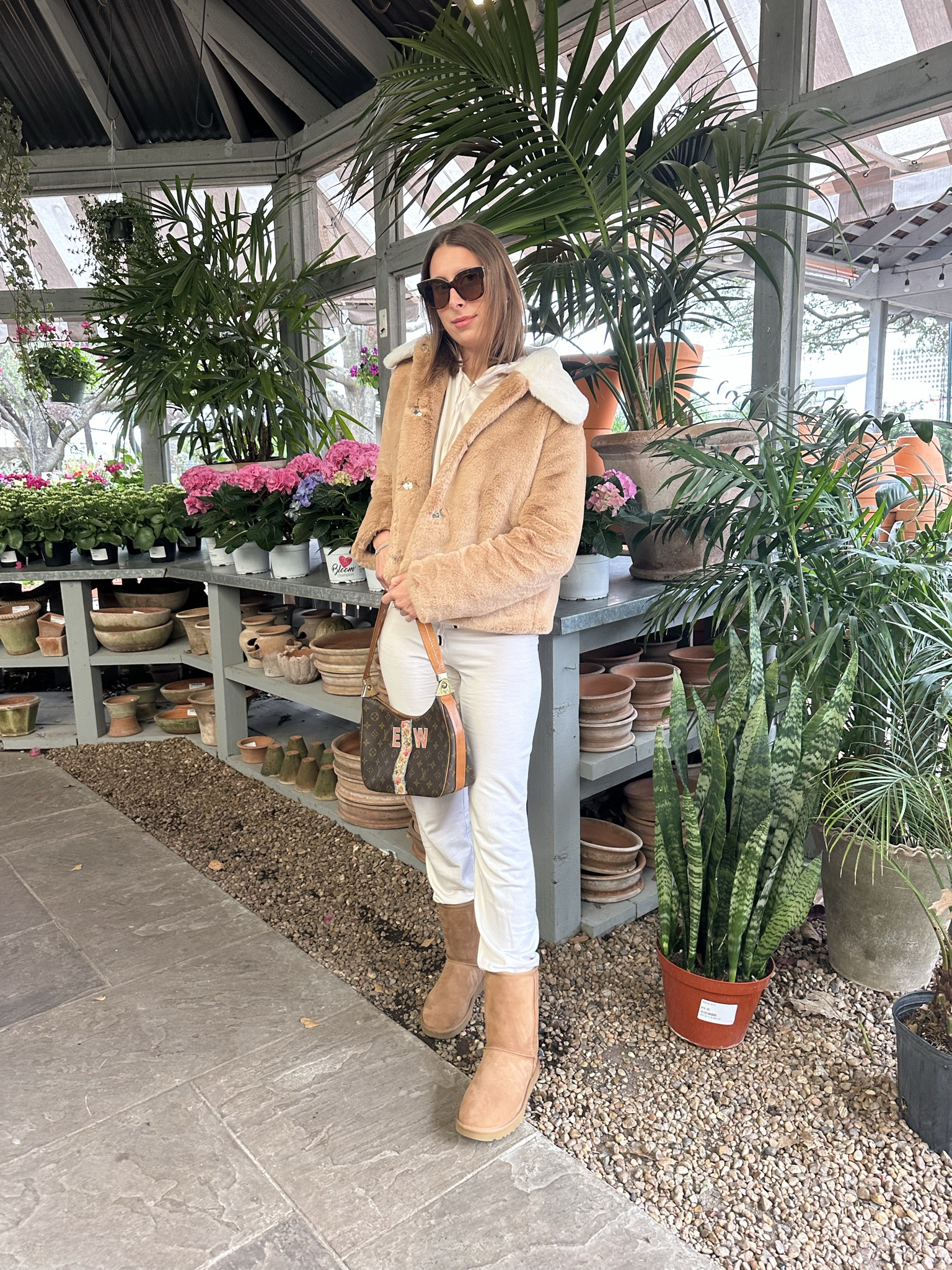 sweat set with a teddy coat 

#LTKstyletip #LTKSeasonal