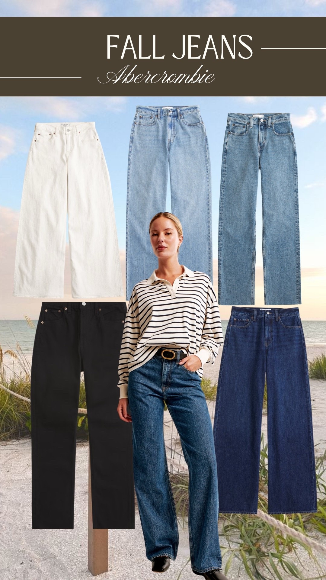 Fall jeans from Abercrombie! Shop the sale. 

#LTKSeasonal #LTKSaleAlert #LTKFallSale