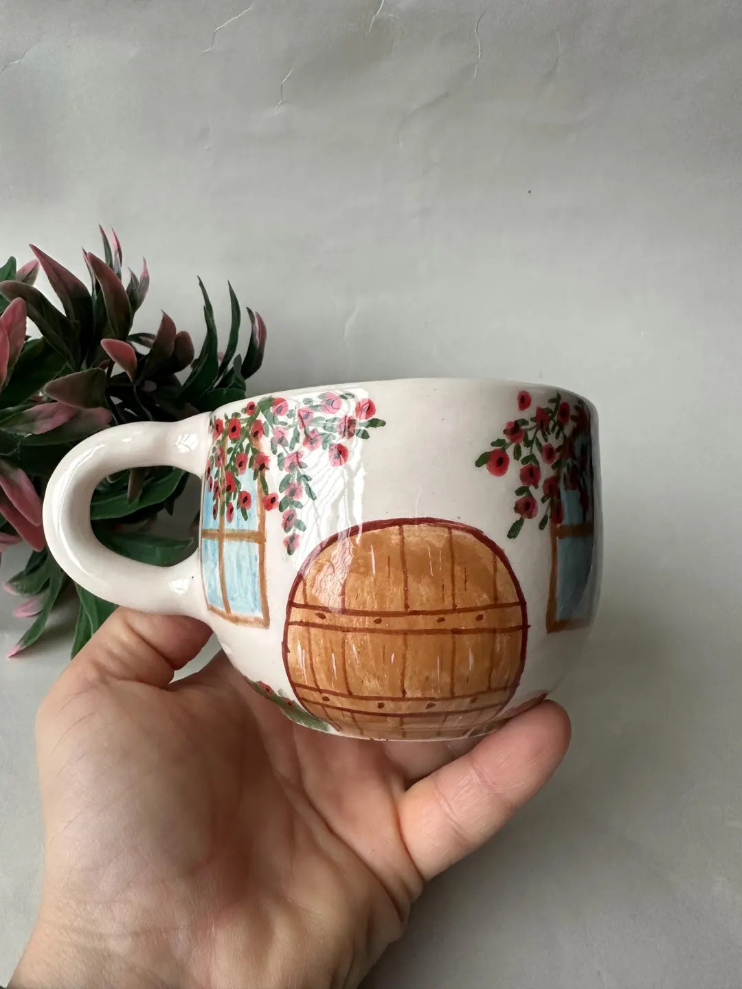 Handmade Ceramic Home  Mug: Village Coffee Cup, Cat | Etsy (US)