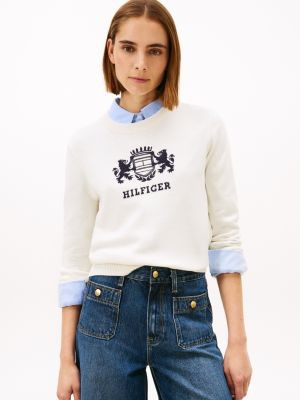 Hilfiger Crest Logo Sweater | Tommy Hilfiger | Tommy Hilfiger (US)