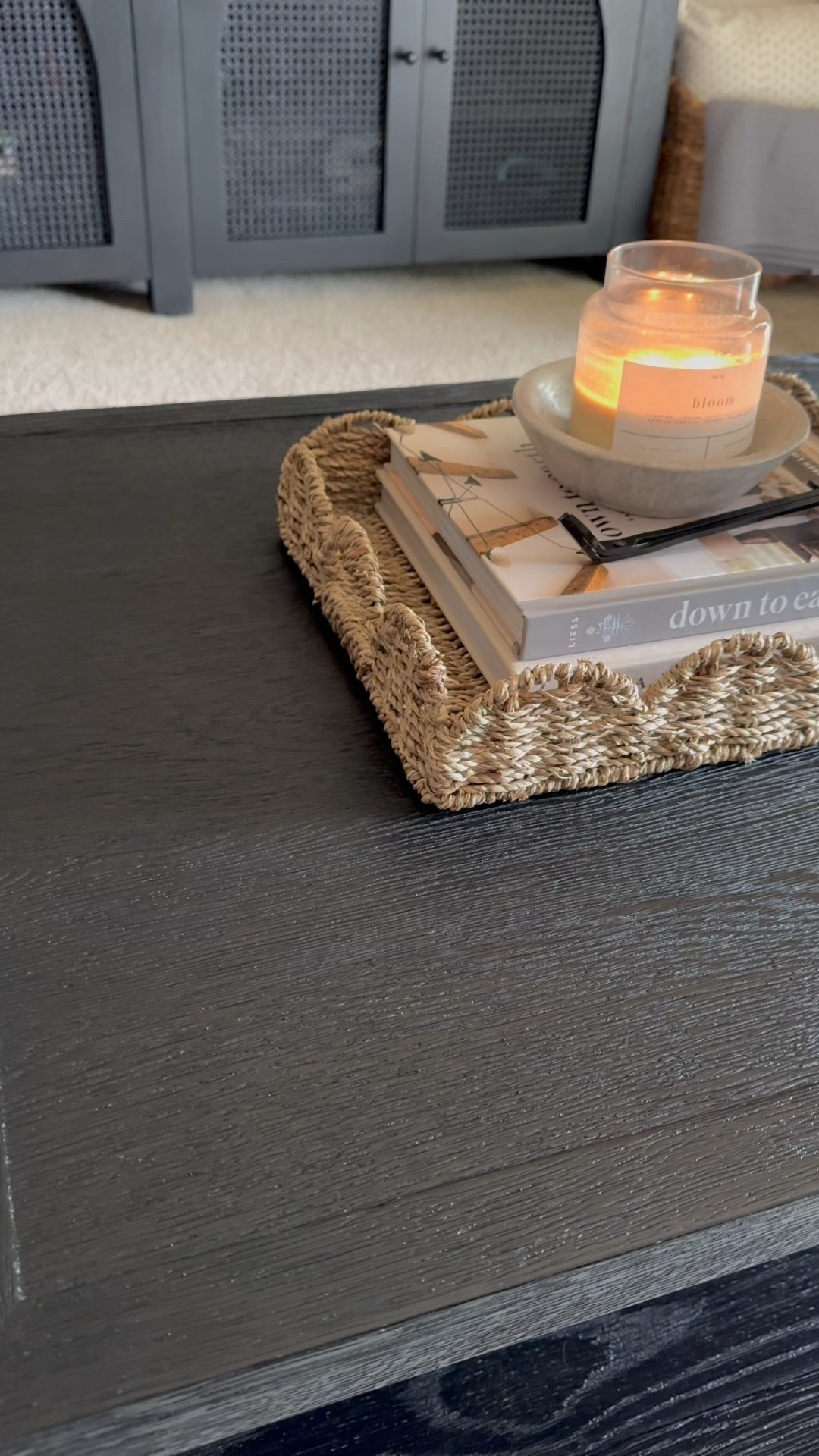 Coffee table, woven tray, scallop tray, marble bowl, beige vase 

#LTKHome #LTKSaleAlert #LTKSummerEdit