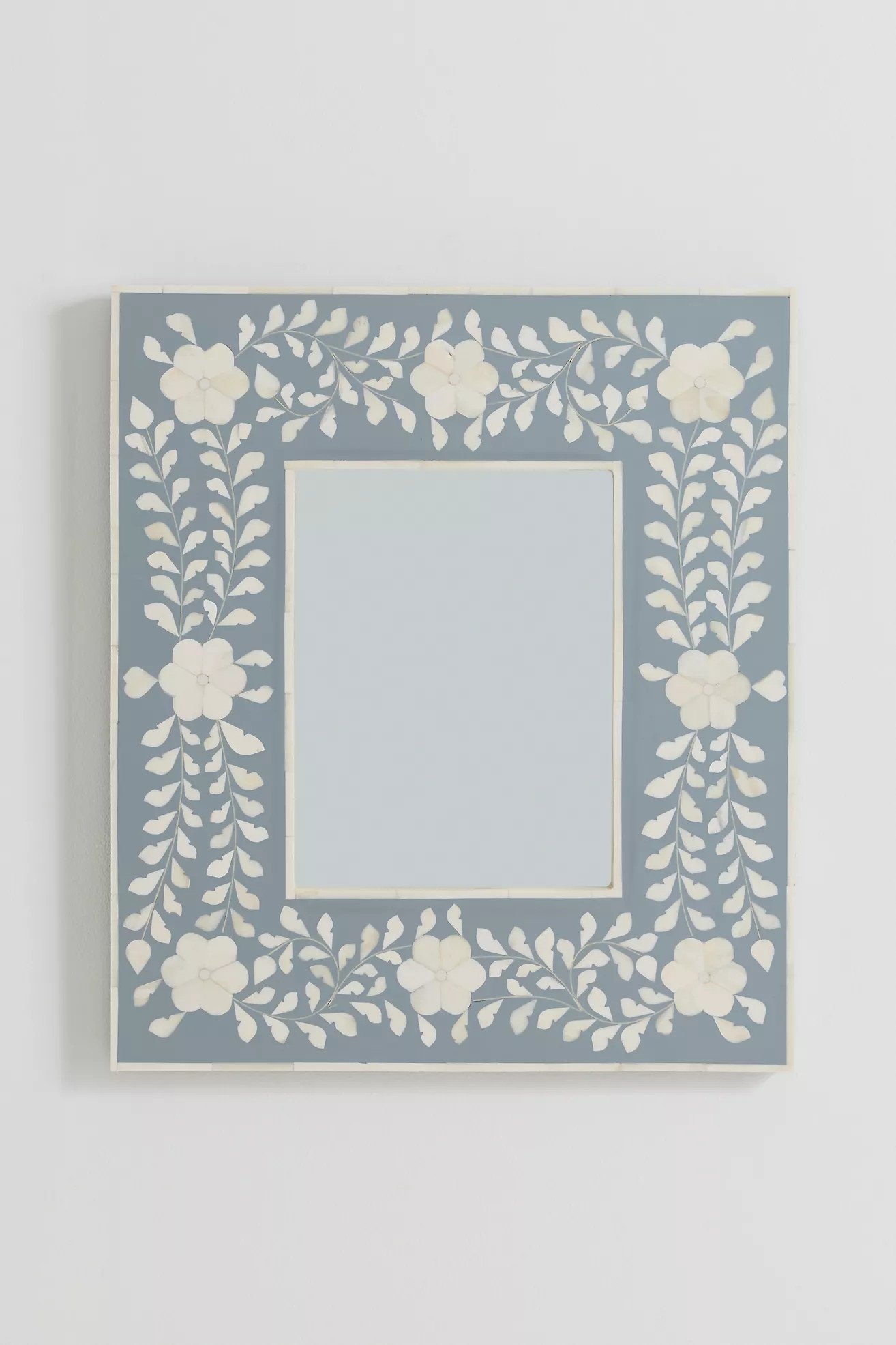 Phoebe Bone Inlay Floral Wall Mirror | Anthropologie (US)