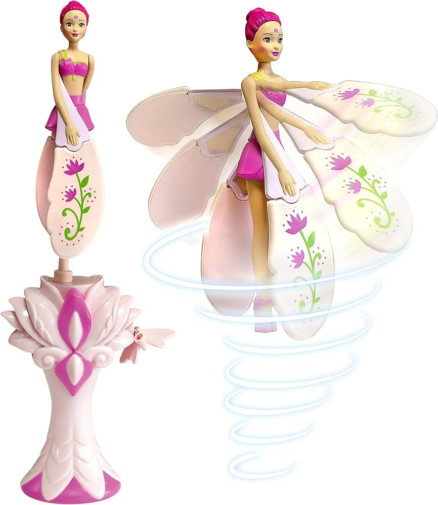 Sky Dancers Fuchsia Fantasy – The Original Flying Doll Toy – Pull String Powered, Use Indoors... | Amazon (US)