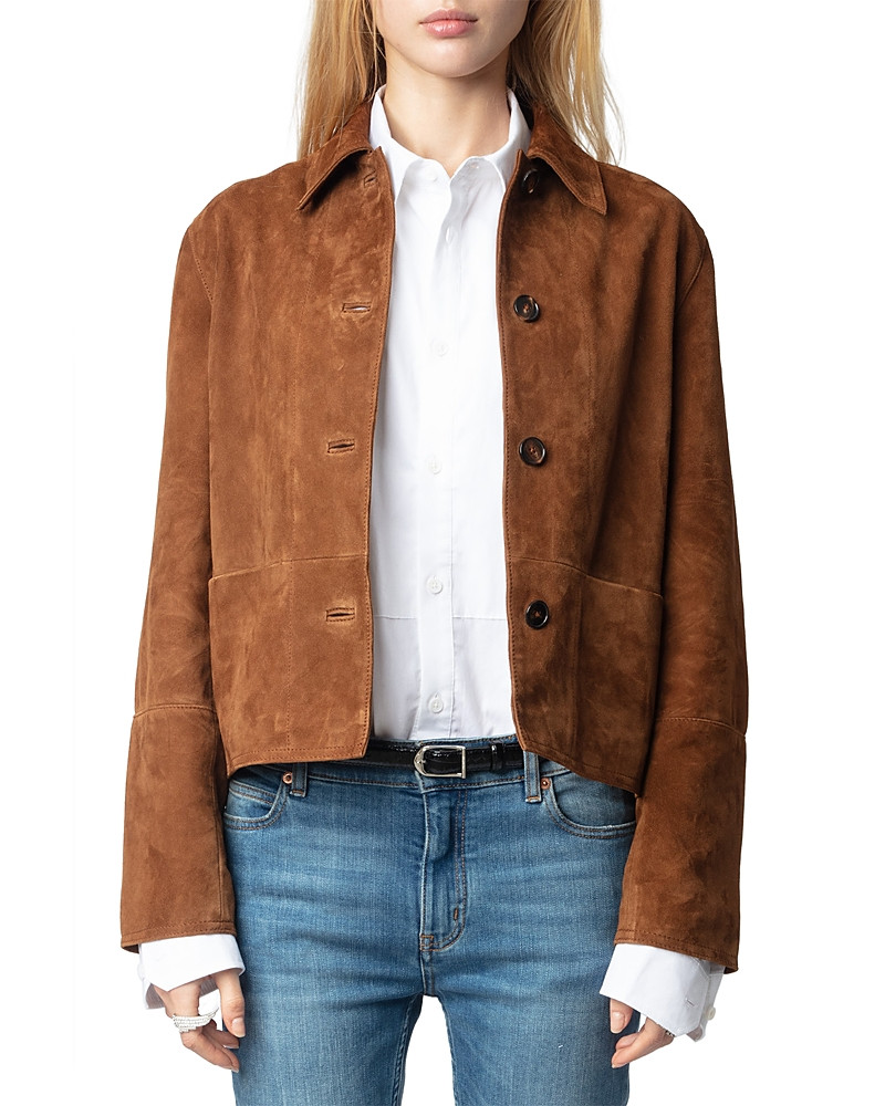 Zadig & Voltaire Lessa Suede Jacket | Bloomingdale's (US)
