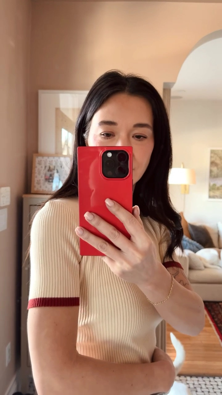 OOTD: This ribbed tshirt is TTS (I am wearing a small) and available in so many cute colors and trim options!

#LTKStyleTip #LTKOver40 #LTKPetite