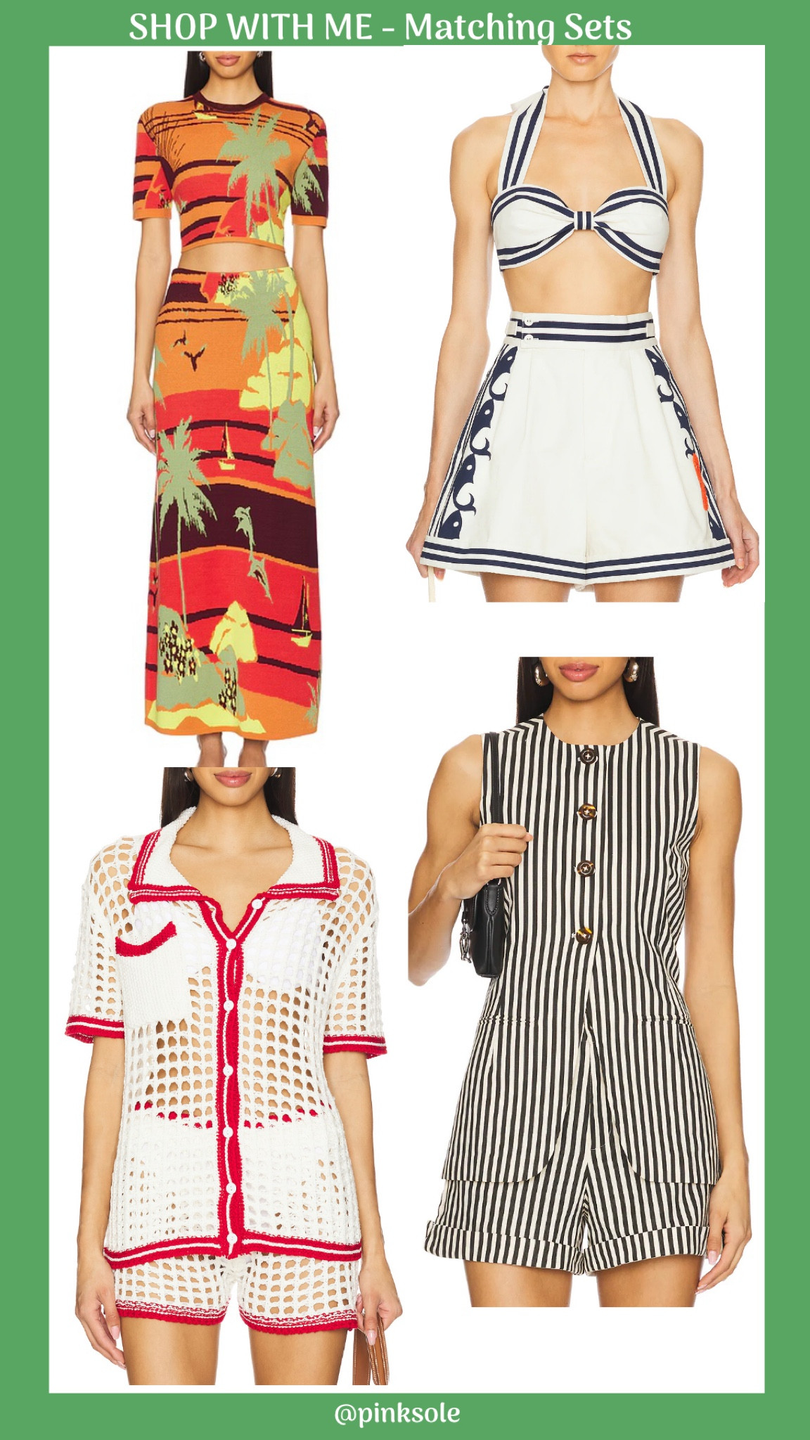 It’s going to be a matching sets summer 

#LTKStyleTip #LTKSeasonal #LTKWatchNow