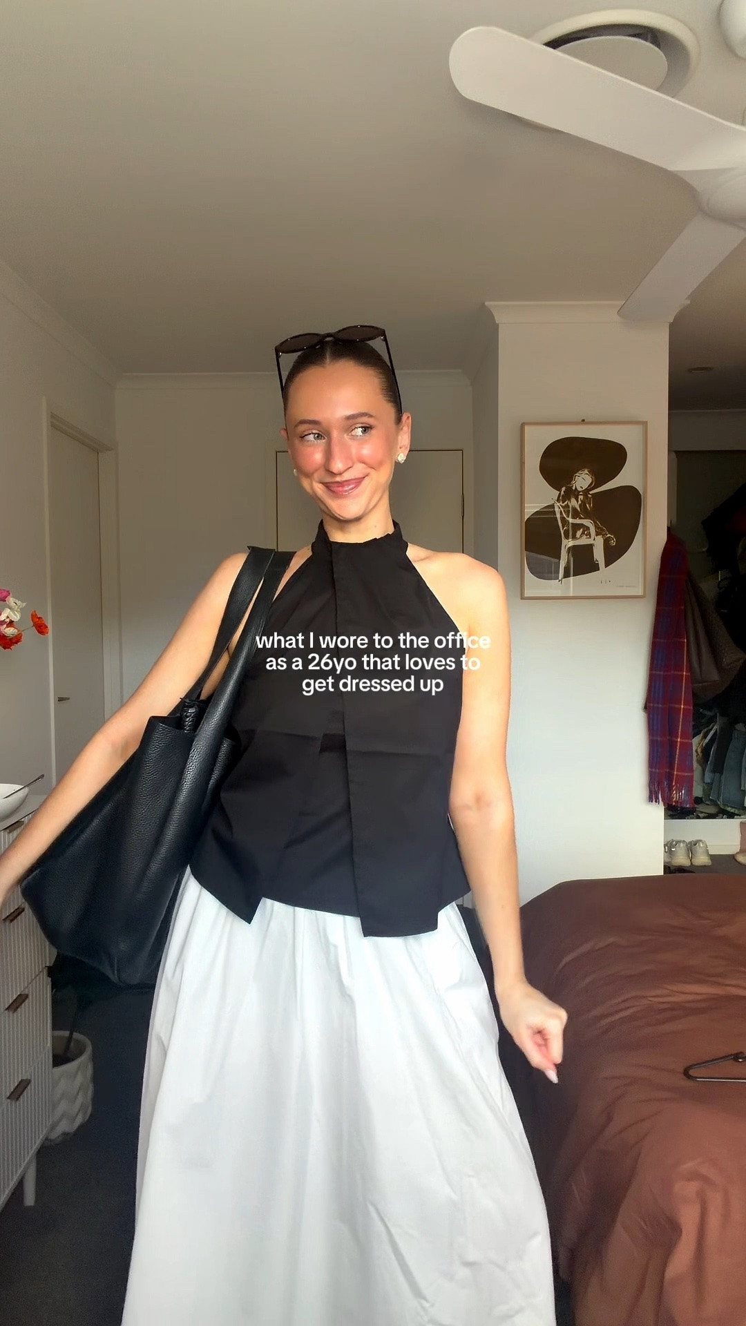 A very cute, gracious fit for work!! 🖤 the top and skirt is from Gracious.

#LTKaustralia #LTKworkwear #LTKmodest