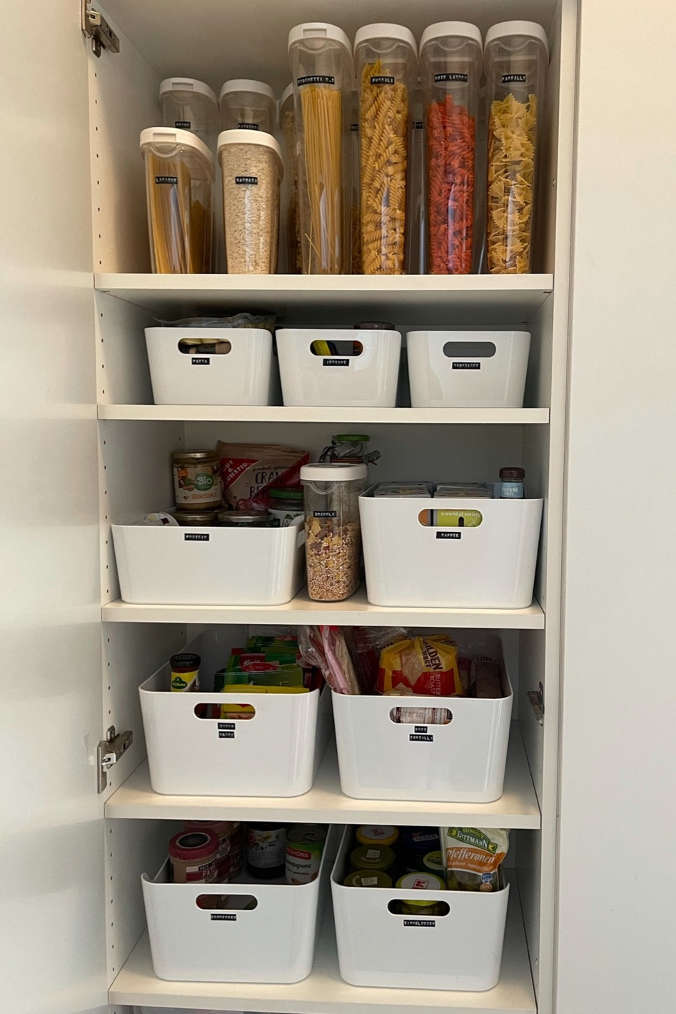 Aufbewahrung Vorratskammer ✨ #vorratskammer #aufbewahrung #küche #organisation 

#LTKhome #LTKCyberWeek #LTKCyberSaleDE