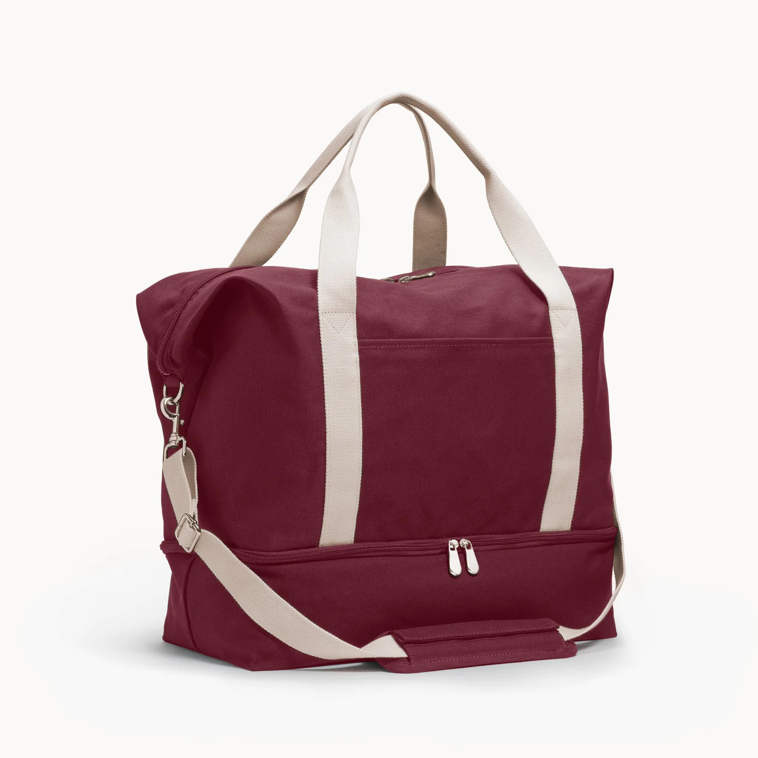 Lo & Sons Catalina Deluxe Weekender Travel Bag - Cabernet Canvas | Lo & Sons