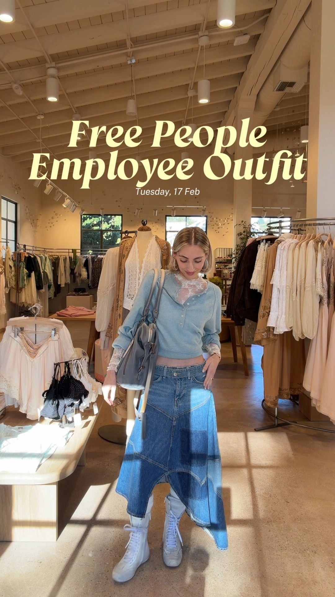 What I wore in Feb as a Free People employee #freepeople 

#LTKootd #LTKvlog #LTKdayinmylife