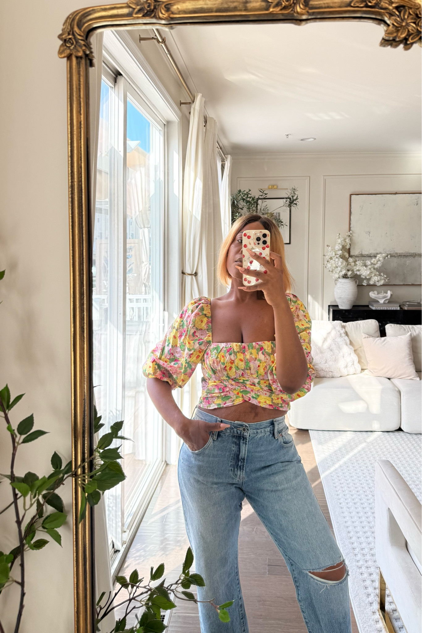 Another Jeans and a cute top outfit idea . I love this floral crop top. It’s super fun and has a tie in the back. It’s under $50

#LTKMidsize #LTKSeasonal