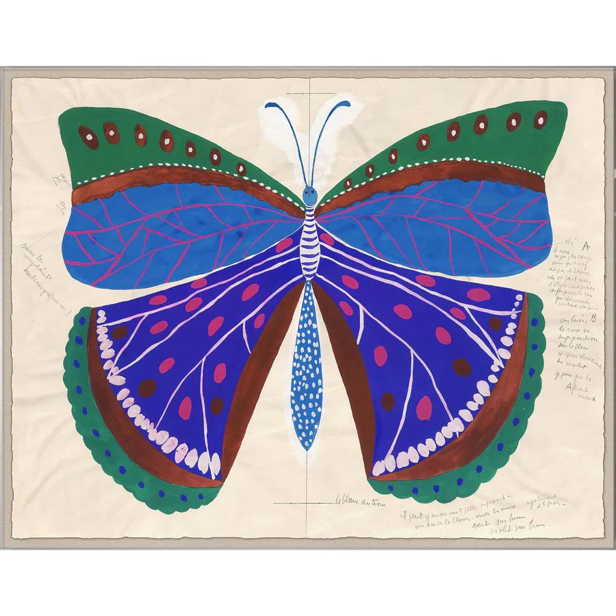Paule Marrot, Blue Butterfly | Jonathan Adler US