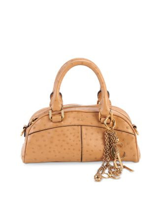 Small Stippled Leather Bowling Bag | Bloomingdale's (US)