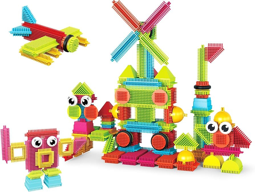 Picasso Toys112pcs Hedgehog Blocks STEM Building Tiles Set Construction Learning Toy Stacking Int... | Amazon (US)