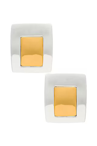 Heaven Mayhem Plate Earrings in Mixed Metal from Revolve.com | Revolve Clothing (Global)