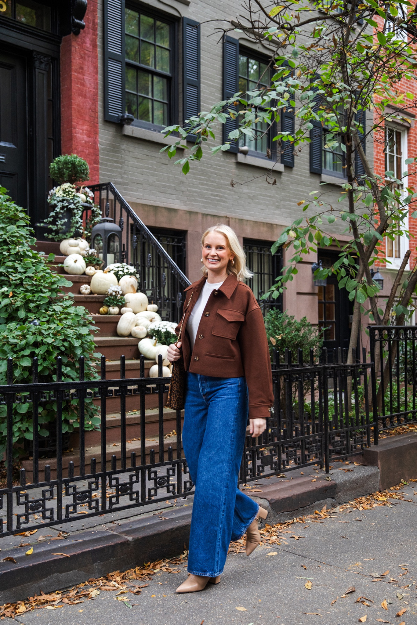 Wore this look out to dinner last night! The color of this jacket is so perfect 🍁🍂🫶🏻 

Wearing a small in the jacket and top! Size down in the jeans for a less baggy look - boots fit true to size! 

#LTKShoeCrush #LTKFindsUnder50 #LTKStyleTip