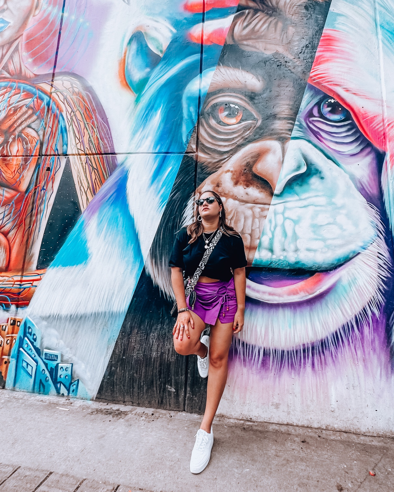 Walking through the Street Art in “Comuna 13” Medellin, Colombia. Found this wall that goes very well with my outfit.
#Outfitoftheday #Outfitinspiration #OutfitIdeas #MedellinOutfits #ColombiaVacations #VacationOutfits

#LTKstyletip #LTKFind #LTKtravel